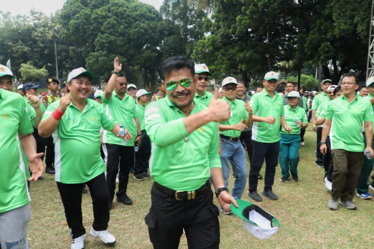 Kementan Adakan Outbond. SYL: Jalin Kebersamaan
