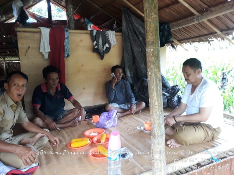 Kadistan Tolitoli Bersama Bhabinkabtibmas Gotong Royong Aktifkan Lahan Tidur di Desa Lelenono