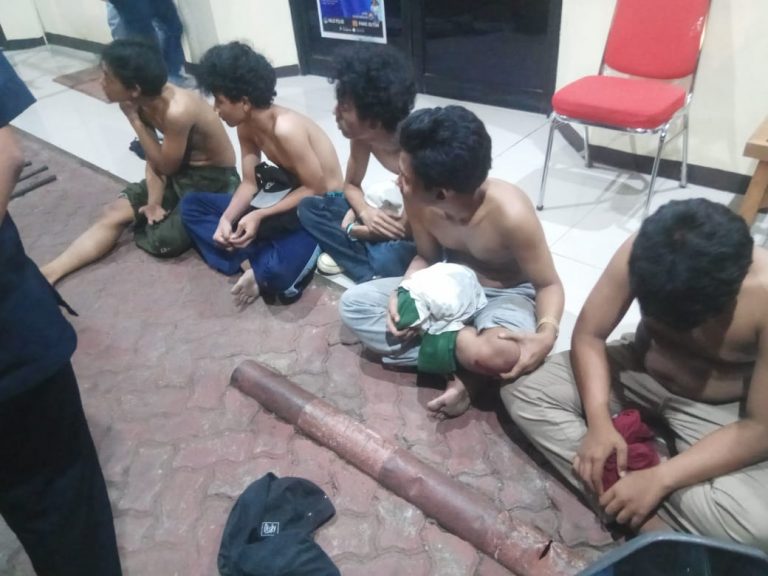 Patroli Gabungan Polsek Sawangan Jaguar, 5 Remaja Diamankan