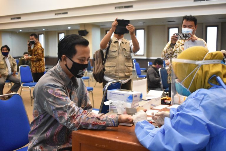 KPU Kota Depok Laksanakan Rapid Test Terhadap PPK DAN PPS