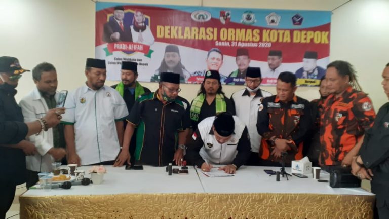 Klaim Miliki 50.000 Massa, Lima Ormas di Depok Siap Menangkan Pradi-Afifah