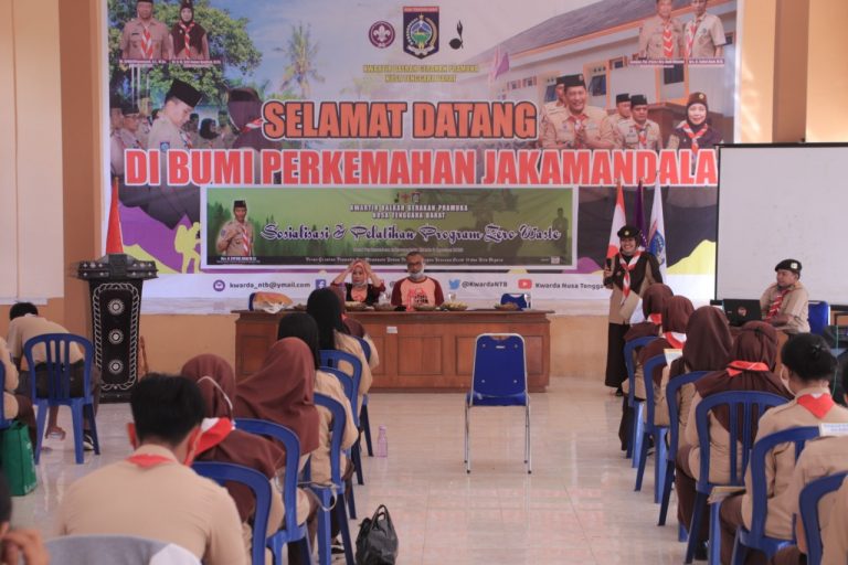 Pramuka Bantu Pemprov NTB Bumikan Zero Waste