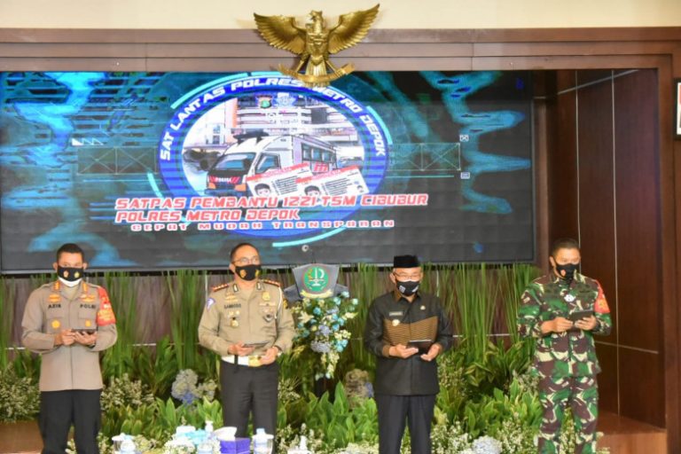 Tekan Penularan Covid-19, Polres Metro Depok Luncurkan 13 Program Berbasis Online