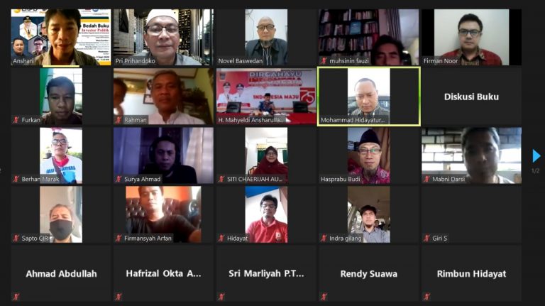 Bedah Buku Investor Politik Semakin Menyuburkan Oligarki, Novel: Perbaikan Penegak Hukum Membuat Investor Politik Berpikir Dua Kali