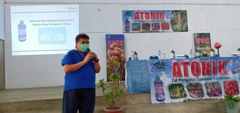 Ramah Lingkungan, Bupati Manggarai Timur Ajak Petani Gunakan Atonik 6.0 L