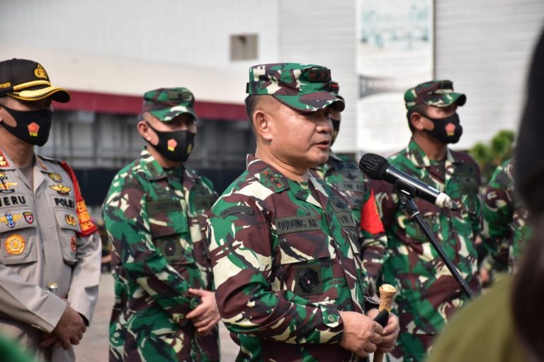 Kodam Jaya Gelar Apel Pendukung Penegakan Disiplin Protokol Kesehatan Covid-19 Jadetabek