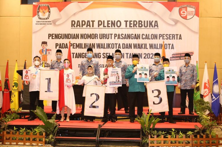 Pilkada Tangsel, Muhammad-Saraswati Dapat Nomor Urut 1