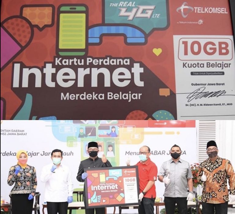 Pemprov Jabar Gandeng Telkomsel Bagikan Kuota Internet 10 GB, Seluruh Siswa dan Guru Dapat Bagian