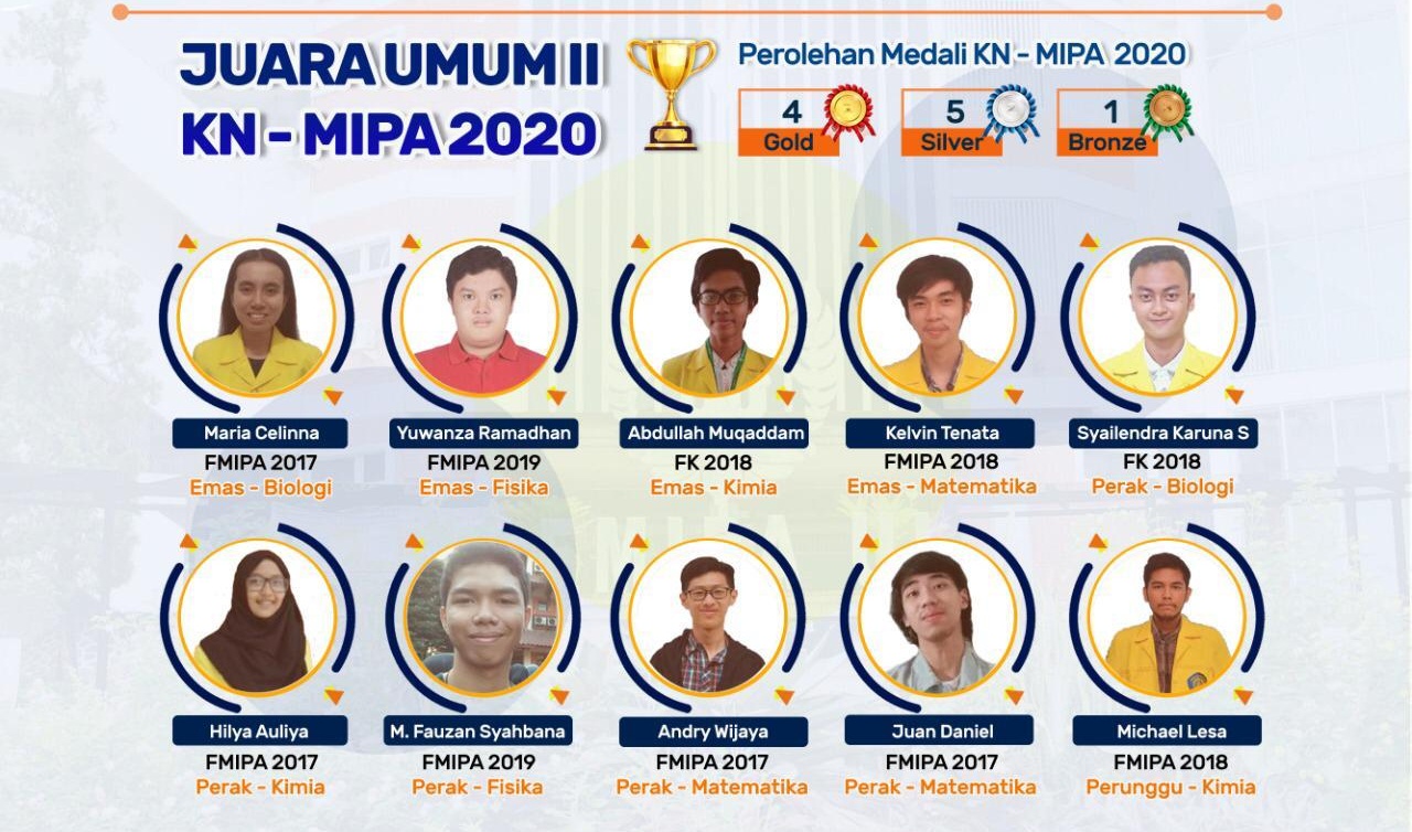 KONTINGEN UI RAIH 10 MEDALI DALAM AJANG KNMIPA