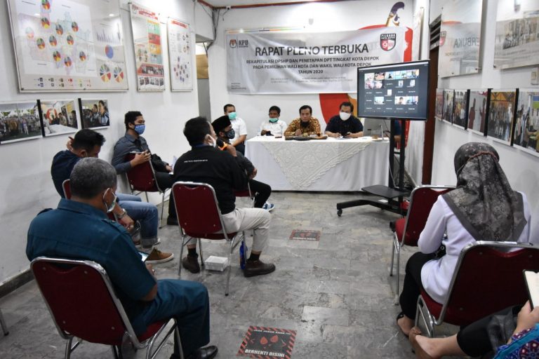 KPU Depok Tetapkan DPT Pilkada 2020 Sebanyak 1.229.263