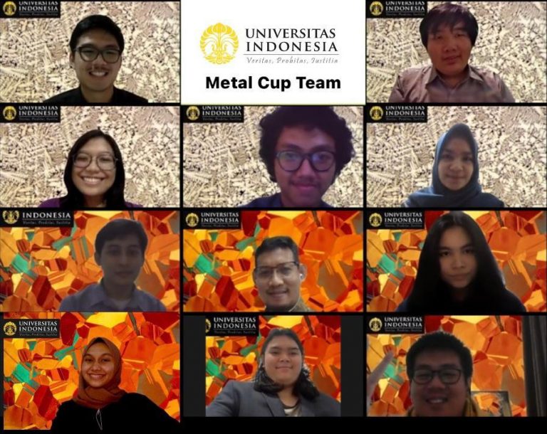 Mahasiswa FTUI Raih Juara Tiga Dunia Kompetisi “Metal Cup” Gold Season