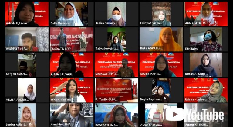 Peringati Hari Sumpah Pemuda, UI Lantik 100 Pelajar Penggiat Pancasila