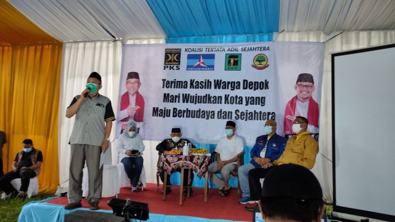Paslon No 2 Umumkan Kemenangan Setelah Unggul Hasil Hitungan Cepat di Pilkada Depok