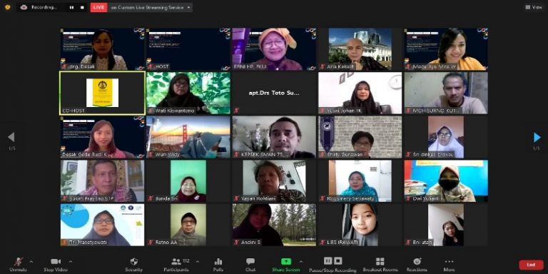 Gelar Seminar Online, Tim PPM FK UI Beberkan Tips Sehat