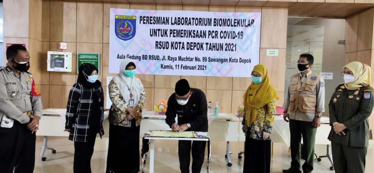 Percepat Hasil Pemeriksaan PCR COVID-19, Wali Kota Depok Resmikan Laboratorium Biomokular
