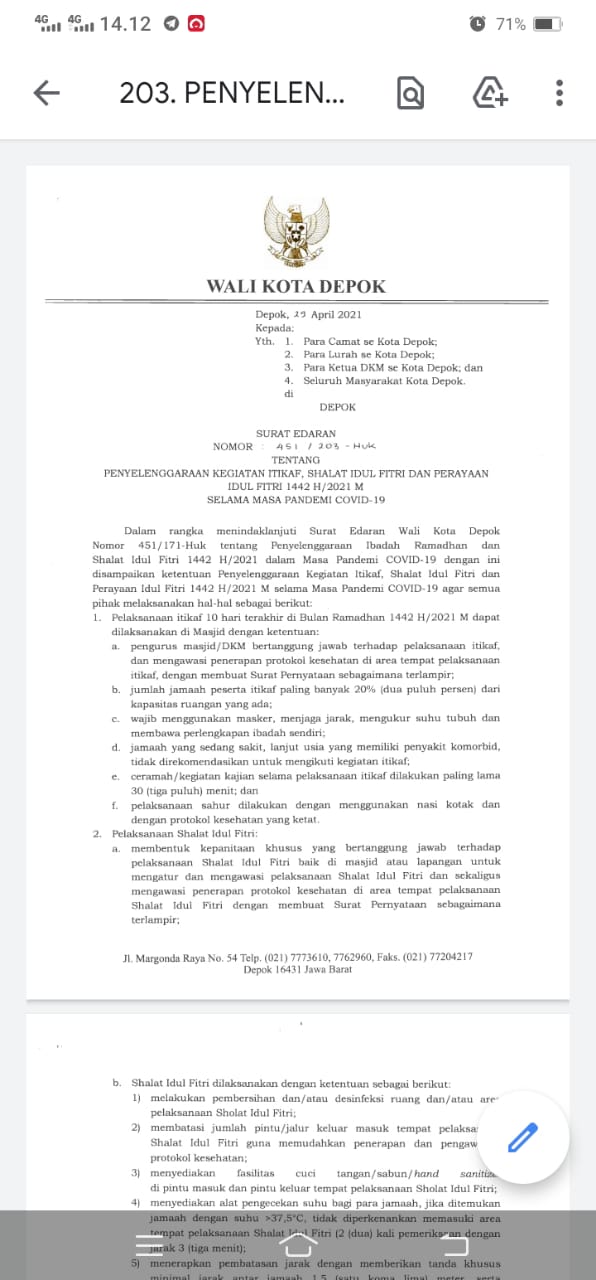 Ini Kriteria Jamaah yang Tidak Boleh Mengikuti Shalat Idul Fitri