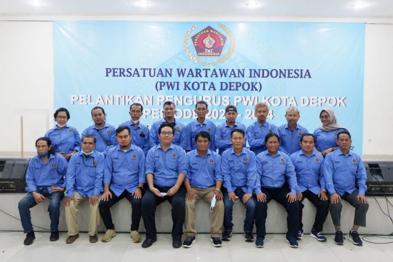 Resmi Dilantik, Ketua PWI Depok Akan Benahi Fasilitas dan Perkuat Kompetensi