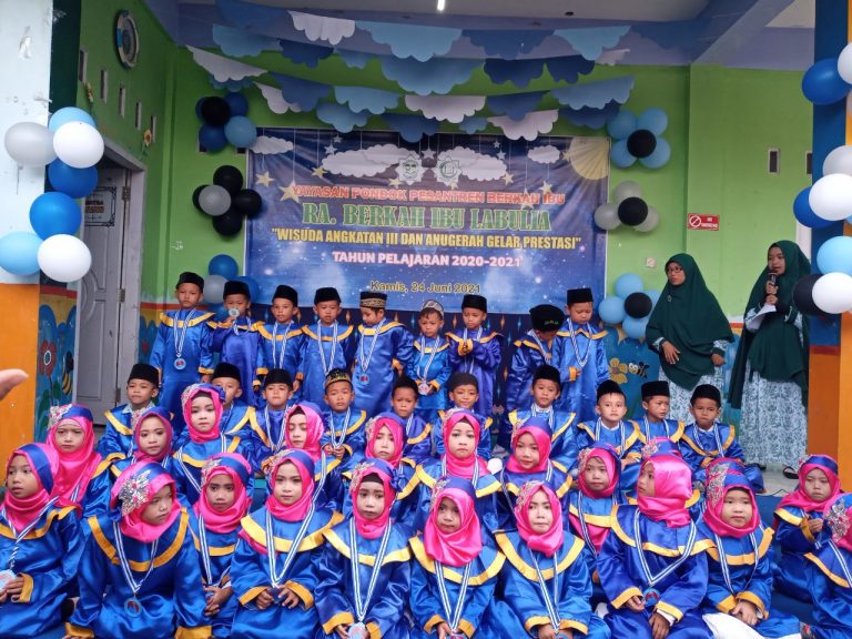 Wisuda Angkatan III, 42 Murid RA Berkah IBu Labulia Dinyatakan Lulus