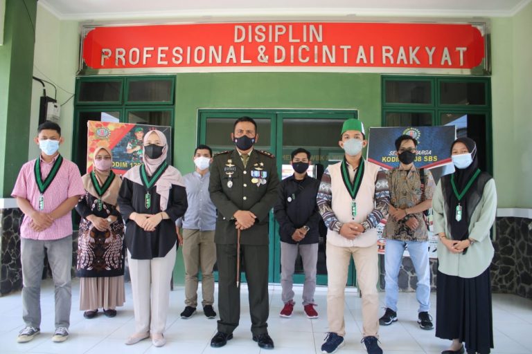 Dandim 1208/Sambas Silaturahmi Dengan HMI Cabang Sambas