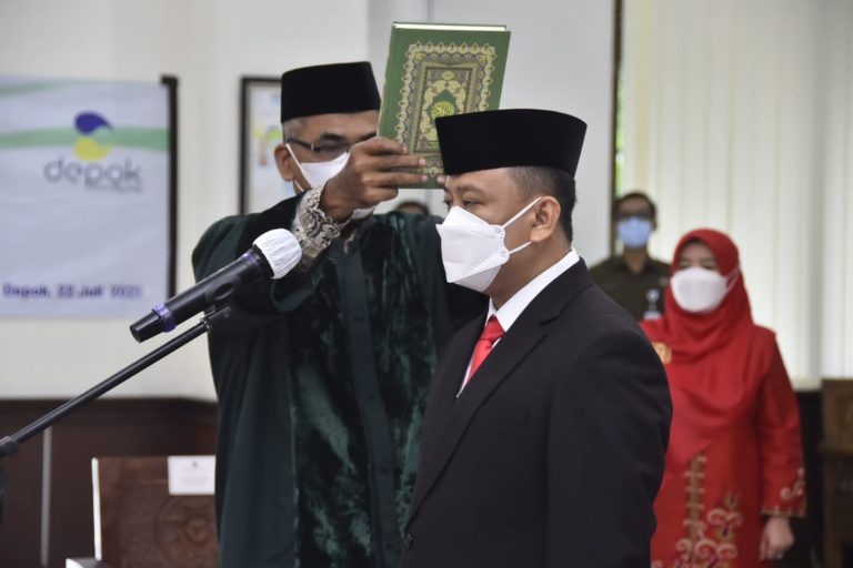 Kepala BKPSDM Resmi Dilantik Jadi Sekda Kota Depok