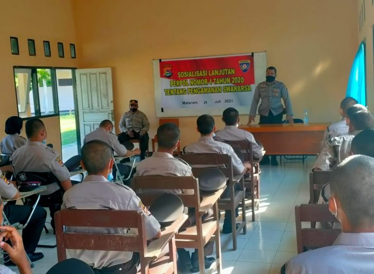 Dit Binmas Polda NTB, Sosialisasi Peraturan Kepolisian Tentang Pengamanan Swakarsa