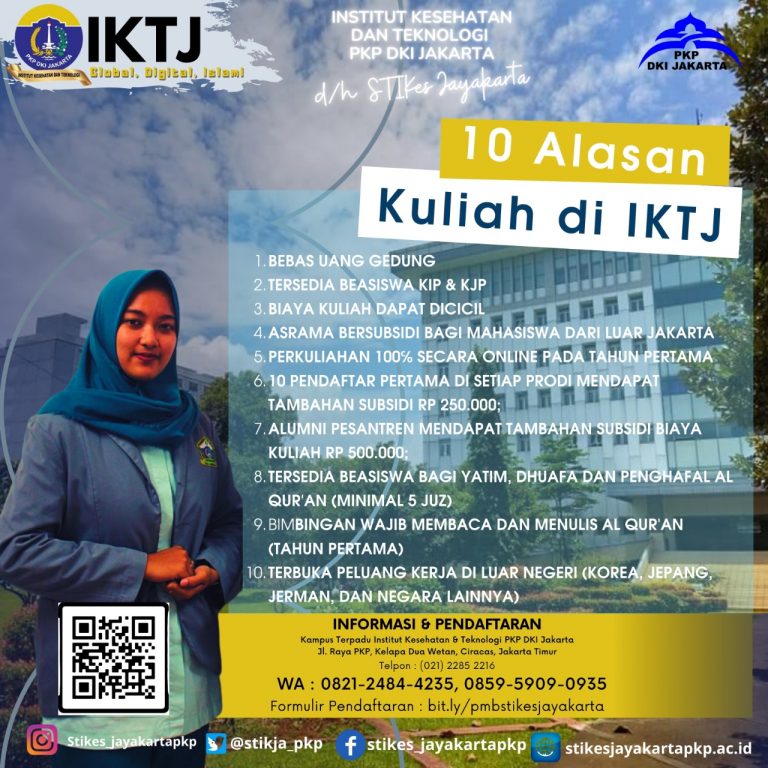 Biaya Terjangkau dan Kwalitas Terbaik, Ayo Kuliah di Institut Kesehatan dan Teknologi PKP DKI Jakarta