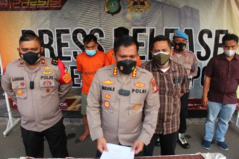 Polisi Berhasil Amankan Dua Pelaku Pencurian Uang Dengan Cara Merusak Mesin ATM
