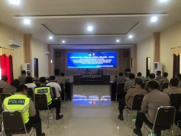 Polresta Mataram Kedepankan Tindakan Preventif dan Humanis Saat Operasi Zebra Rinjani 2021