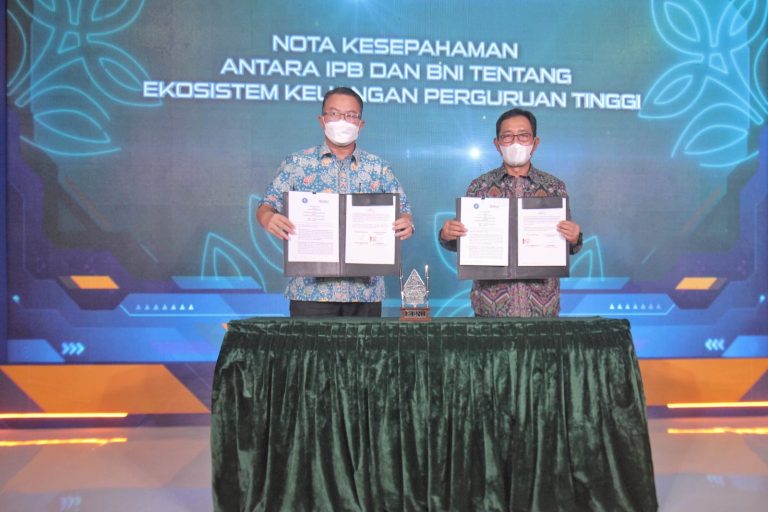 BNI dukung IPB University Dorong Percepatan Campus Financial Ecosystem melalui Aplikasi IPB Cashless