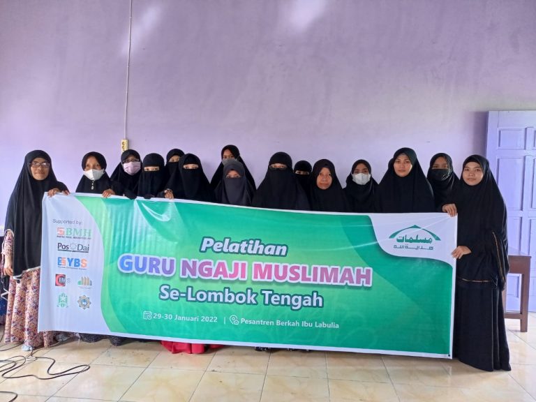Pos Dai dan BMH Dukung Mushida Lombok Tengah adakan Pelatihan Guru Ngaji Muslimah