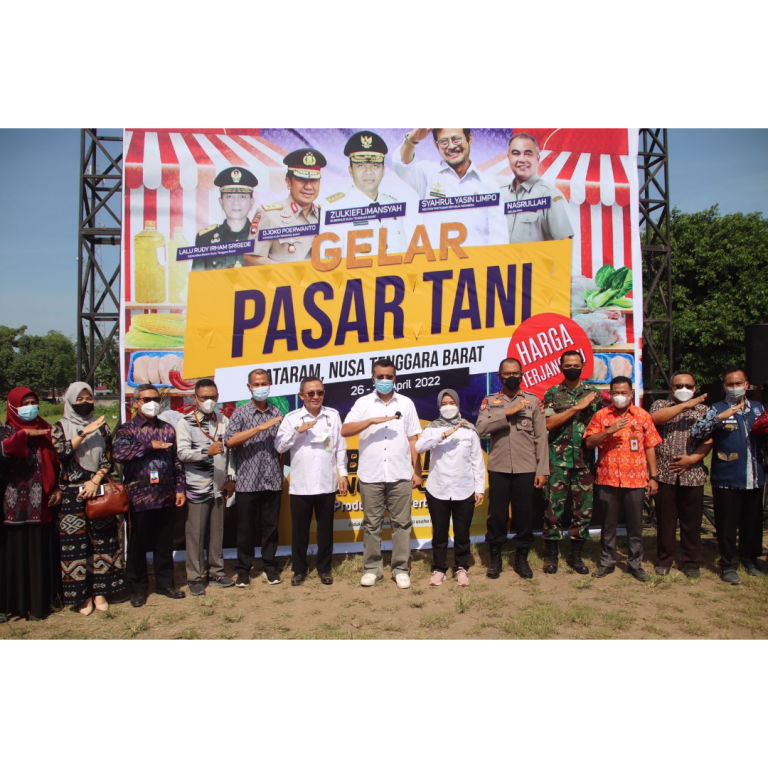 Gubernur NTB Inisiasi Pasar Tani Di Kabupaten/Kota