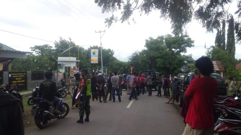 AP3K  Aksi di Depan Kantor Desa Bajo, Ini Sejumlah Tuntunan