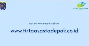 Resmi! Website Tirta Asasta Depok kini berubah menjadi www.tirtaaasastadepok.co.id