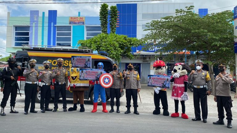 Hari Terakhir Operasi Keselamatan Rinjani 2022, Polres Loteng Hadirkan Captain America