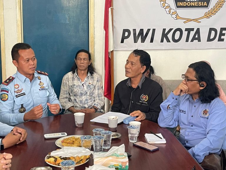 Kunjungan Silahturahmi Rutan Cilodong ke Kantor PWI Depok, Pamerkan Produksi Kopi Karya Anak Bui