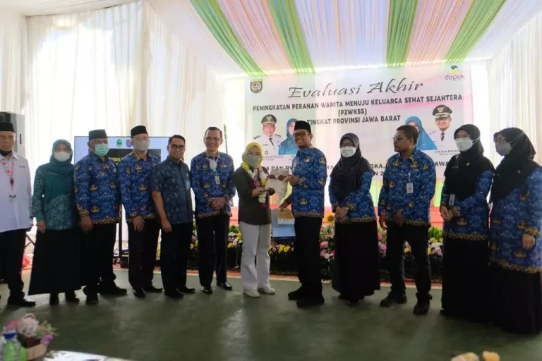 Penilaian Program P2WKSS Kelurahan Cinangka Sawangan Oleh Jabar Berjalan Baik