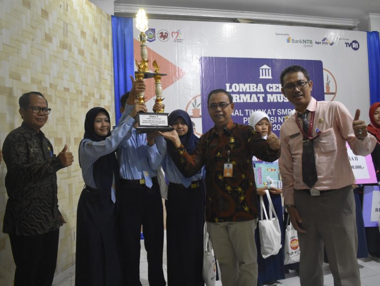 Kepala Dikbud NTB tutup Final LCCM Provinsi:SMP N 2 Mataram ke Jakarta