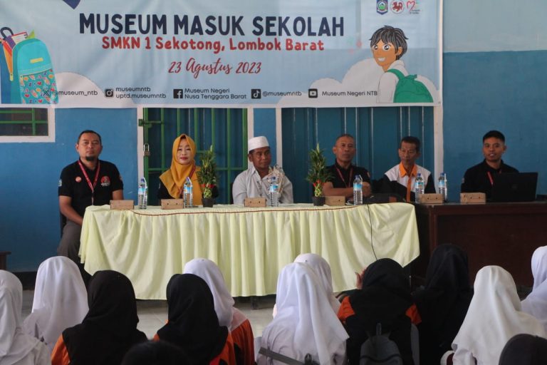 Jalin Kerjasama Dengan Sekolah, Museum NTB Gelar Kegiatan “Museum Masuk Sekolah” di SMKN 1 Sekotong