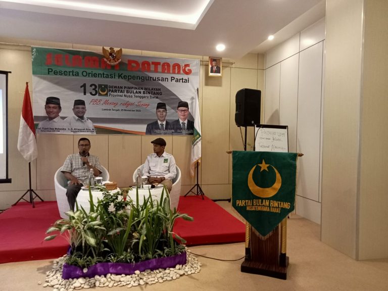Gelar Rakorwil di Salah Satu Hotel di Kuta Loteng,Partai Ini Usung Tema “PBB Menang Rakyat Senang”