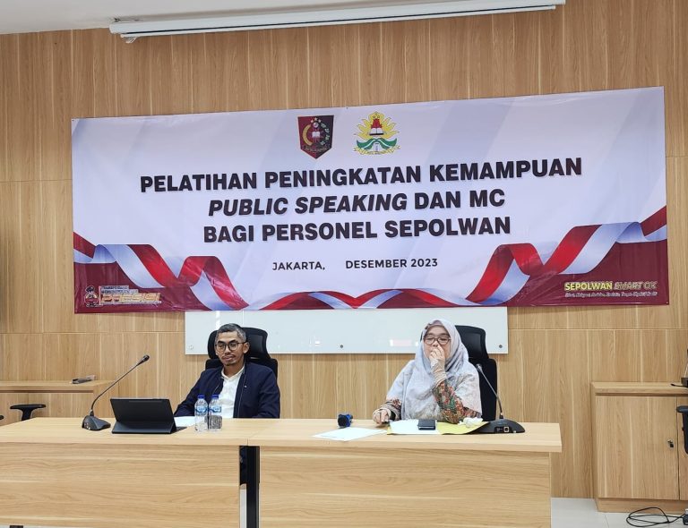 Terus Kembangkan Kemampuan, Sepolwan Gelar Kegiatan Pelatihan Public Speaking dan Managerial Podcast
