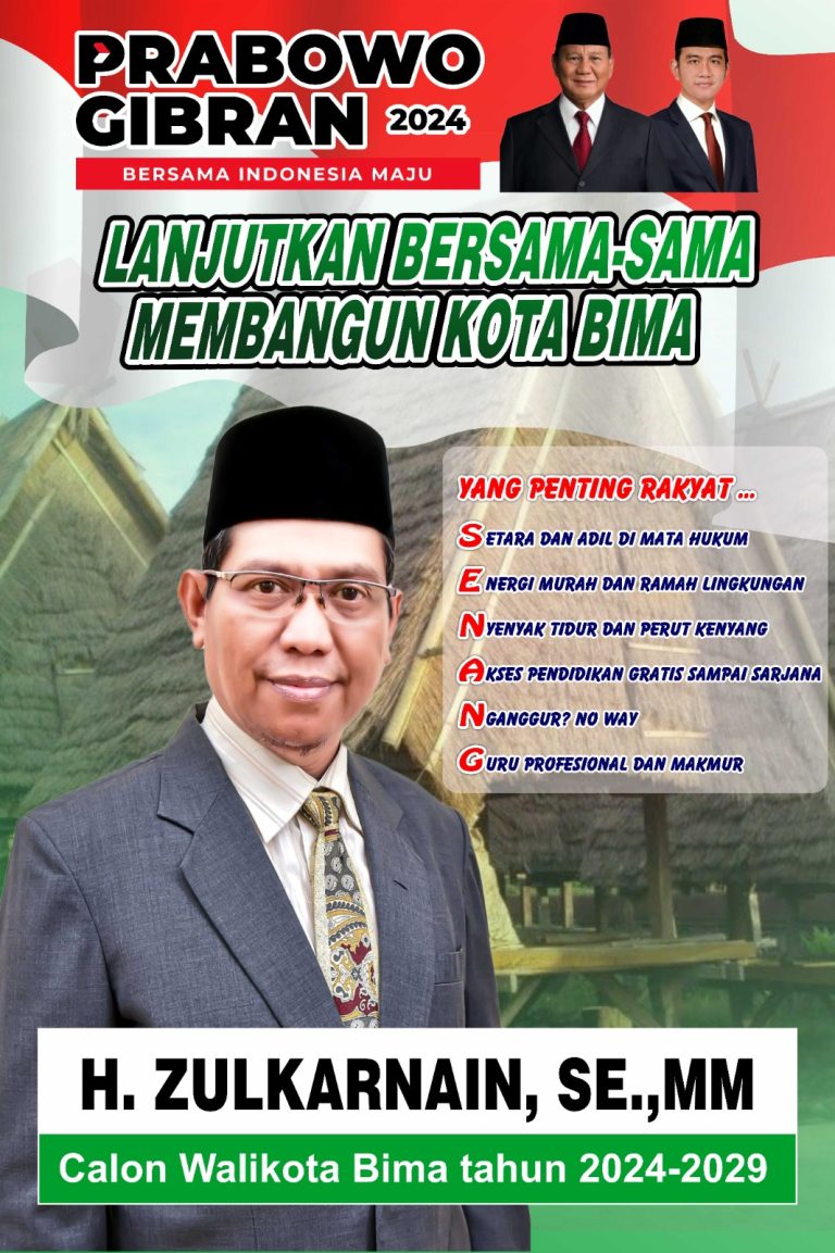 Maju Bakal Calon Wali Kota Bima, Zulkarnain Sampaikan Pemuda Adalah Harapan Bangsa