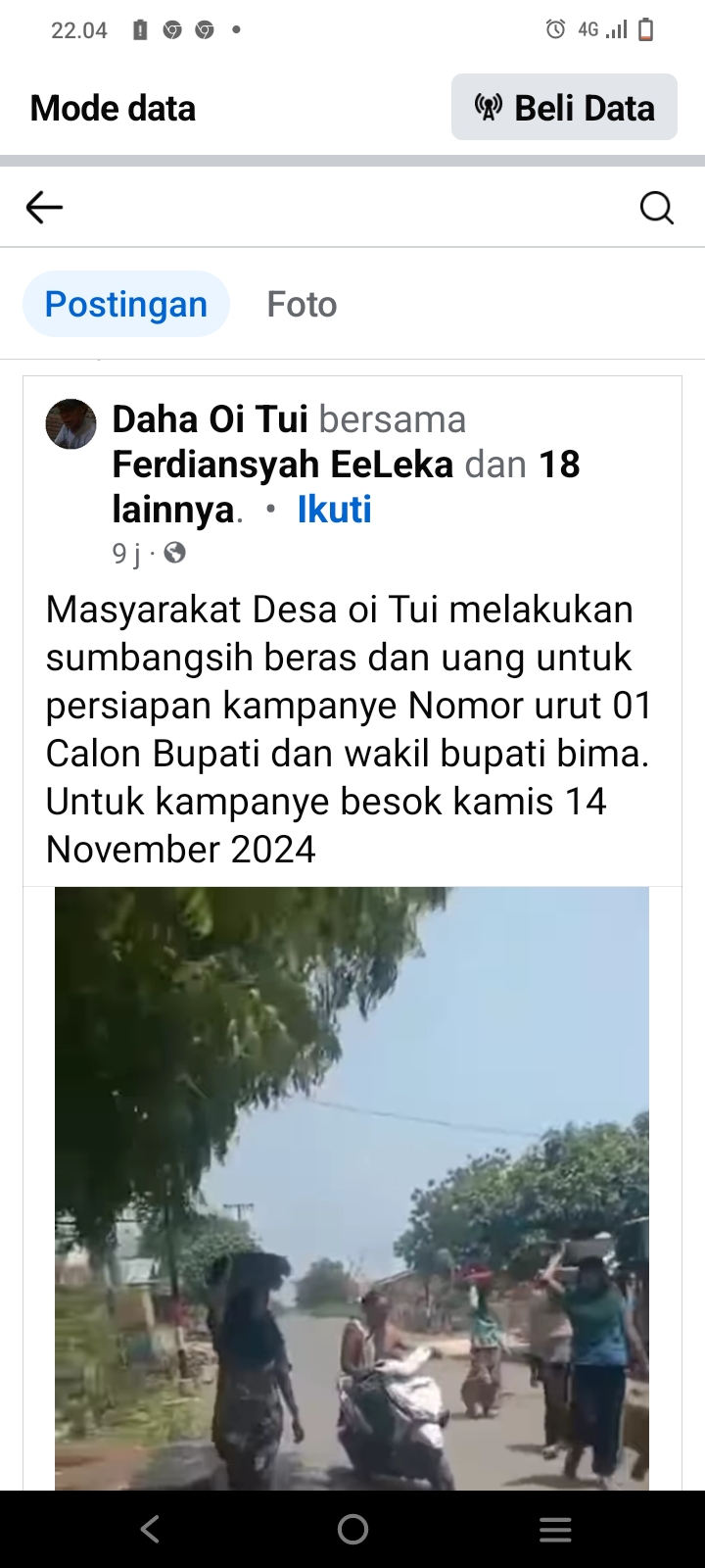 Keren, Sejumlah Masyarakat Sukarela Patungan Beras untuk Kampanye Ady -Irfan