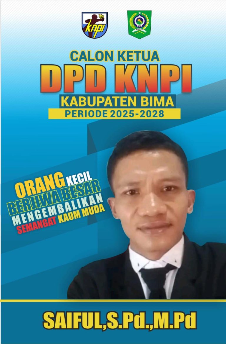 Saiful Siap Maju sebagai Ketua KNPI Kabupaten Bima, Usung Visi Pemuda Mandiri dan Profesional