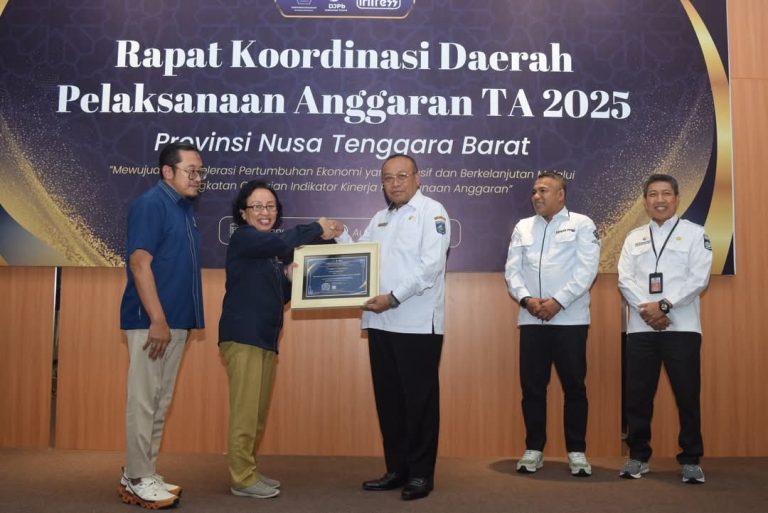 Rakorda Semester I 2025: Penghargaan dan Komitmen Tata Kelola Keuangan NTB