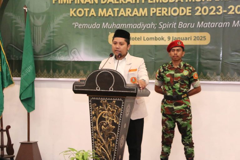 Resmi Dilantik, Sarif Hidayat Siap Bawa Pemuda Muhammadiyah Kota Mataram Lebih Mandiri