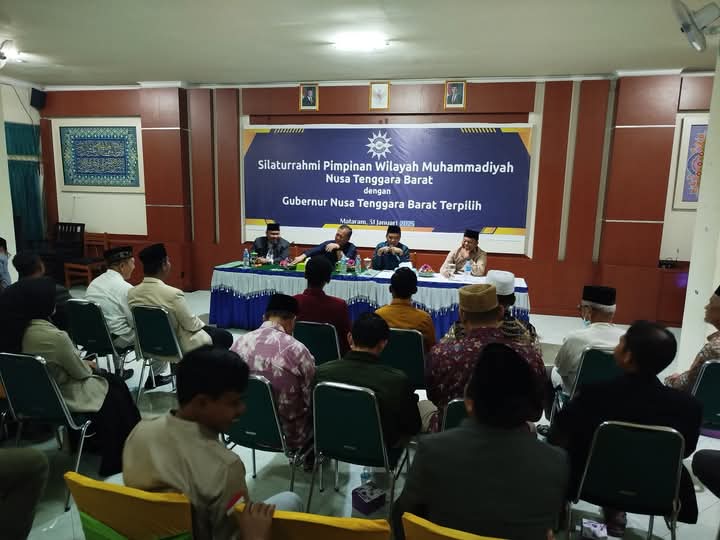 Momen Silaturahim, PWM NTB Intruksikan Warga Muhammadiyah Dukung Program Pembangunan di Bawah Kepemimpinan Iqbal-Dinda