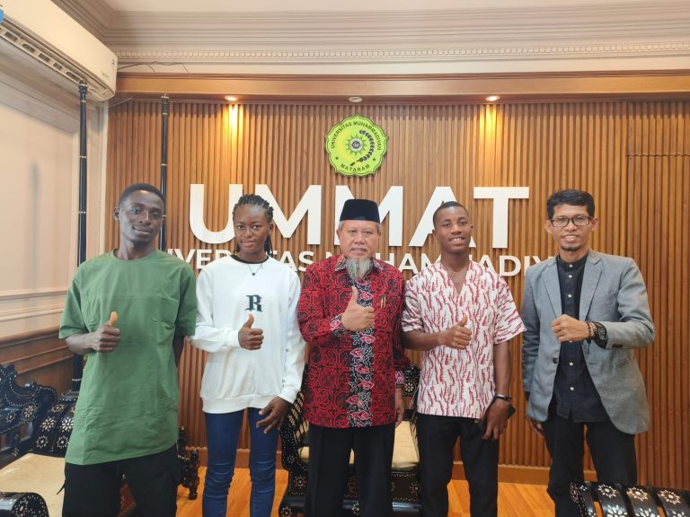 UMMAT Sambut Empat Mahasiswa Asal Ghana: Simbol Kontribusi Kemanusiaan dan Kampus Inklusif untuk Dunia Internasional