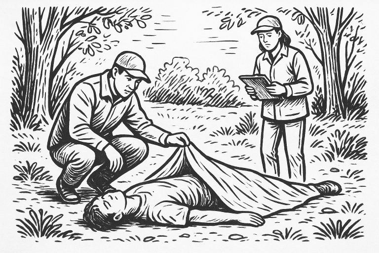 Mayat Diduga Anggota Polri Gegerkan Warga Lembar