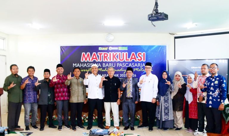 Pascasarjana UMMAT Gelar Matrikulasi Tahun Akademik 2025/2026, Bekali Mahasiswa Baru dengan 28 Materi Akademik