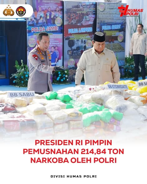 Sepanjang 2024–2025, Polri Ungkap 49 Ribu Kasus Narkoba: 118 Kampung Kini Bebas dari Narkotika